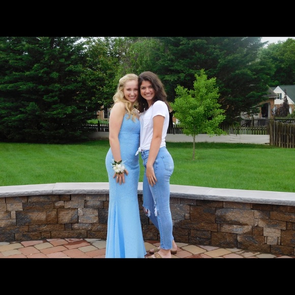 Light Blue Prom Dress! - Picture 2 of 8